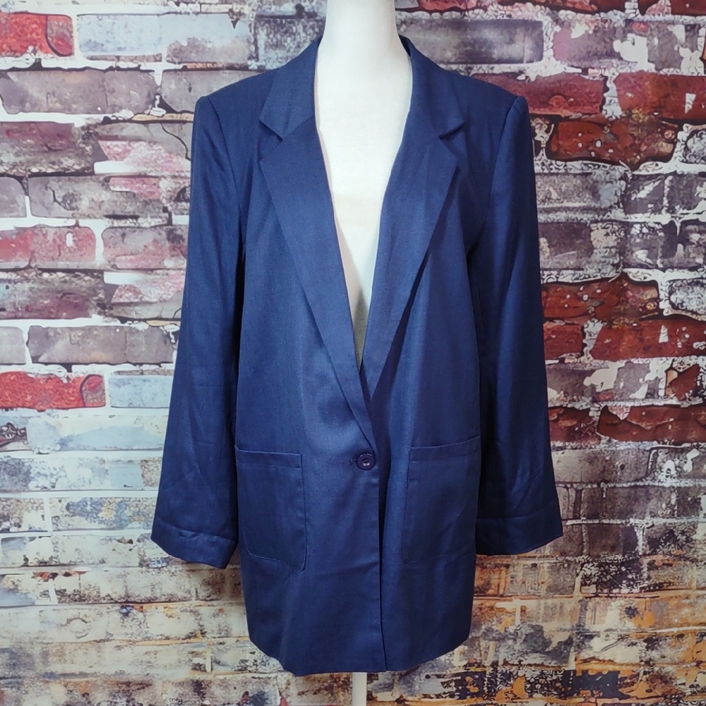 Twiggy London Woven Silk Blend Jacket